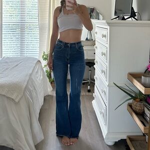 Abercrombie High Rise Flare Jeans
